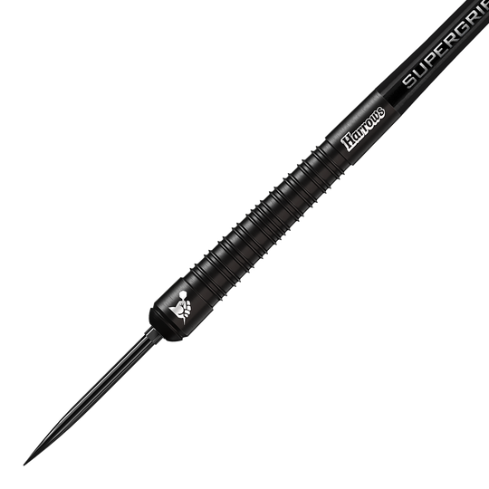 Harrows Supergrip 90 Black Edition Quick Point Steel Darts Harrows Supergrip 90 Black Edition Quick Point Steel Darts