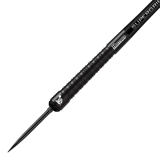 Harrows Supergrip 90 Black Edition Quick Point Steel Darts Diese Steeldarts gehören zur Harrows Supergrip 90 Black Edition Quick Point Serie. Sie bieten eine hochwertige Qualität und ein elegantes schwarzes Finish.