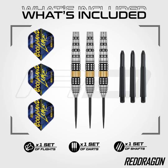 Red Dragon Luke Humphries Brass Steel Darts - 21 g