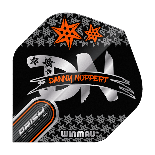 Winmau Prism Delta Danny Noppert Black Signature No2 Standard Flights