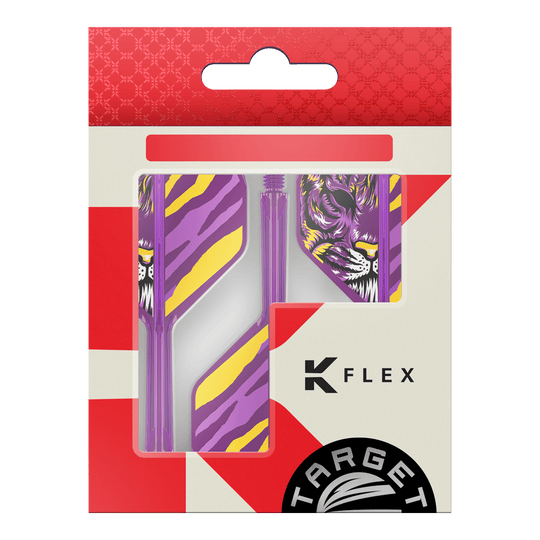 Das Bild zeigt die Target Japan K-Flex Endeavour No2 Standard Flights. Die Flights sind Zubehör für Dartpfeile.