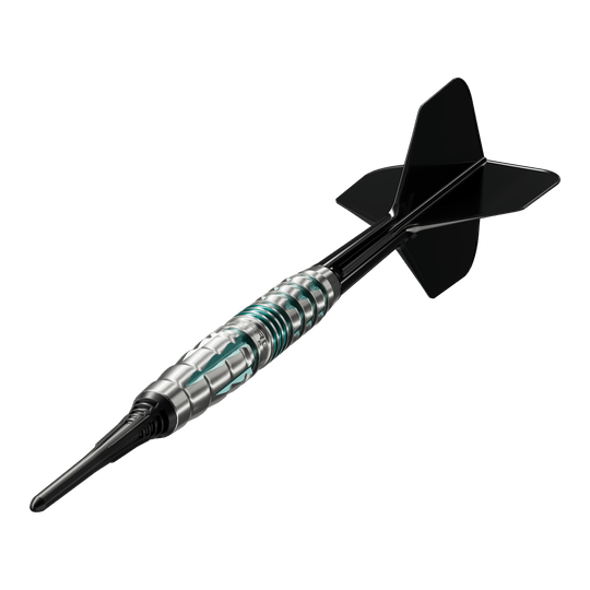 Target Black Marque Pierce Soft Darts - 18.5g Auf dem Foto ist das Produkt Target Black Marque Pierce Softdarts - 18,5g zu sehen. Diese Darts haben ein elegantes Design und eignen sich ideal für Softdart-Liebhaber.