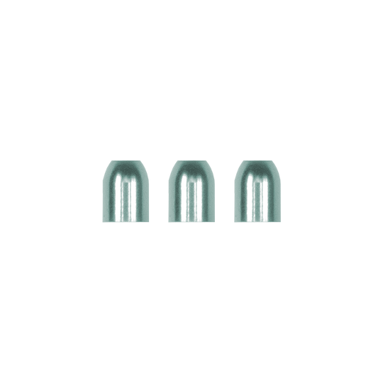 LCR-AQ_L-Style_Premium_Metall_Champagne_Ringe_Aqua_1 Das Bild zeigt drei silberne L-Style Premium Metall Champagne Ringe. Sie sind nebeneinander angeordnet und haben eine glänzende Oberfläche.