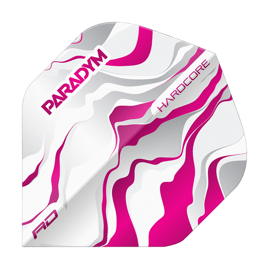 Red Dragon Hardcore Premium Paradym Pink Premium No2 Standard Flights Abgebildet sind die Red Dragon Hardcore Premium Paradym Pink Premium No2 Standard Flights. Diese Dart-Flights überzeugen durch ihr auffälliges, pinkes Design.