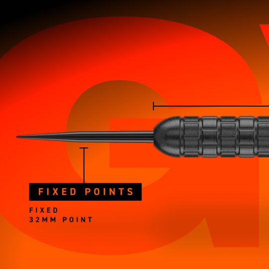 Winmau Gian Van Veen Core Brass Steeldarts - 21g Auf dem Bild ist Winmau Gian Van Veen Core Brass Steeldarts mit 21 Gramm abgebildet. Der Fokus liegt auf der Detailansicht des Dartpfeils.