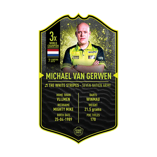 Ultimate Darts Card - Michael Van Gerwen