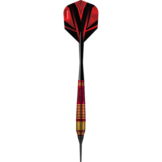 Harrows Vivid Brass Red Softdarts - 18g