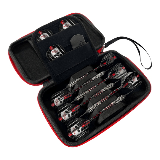 Harrow's Ryan Searle Player Pro6 dart case Harrows Ryan Searle Player Pro6 Dartcase ist ein stabiles Etui für Darts. Es wurde speziell für den sicheren Transport entwickelt.