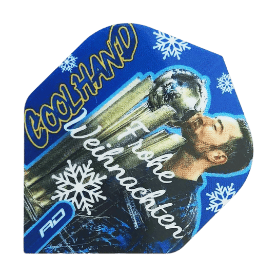 Red Dragon Luke Humphries Merry Christmas Standard Flights Zu sehen ist das Produkt WF-16_Red_Dragon_Luke_Humphries_Frohe_Weihnachten_Standard_Flights_1. Diese Dart-Flights zeigen ein festliches, weihnachtliches Muster.