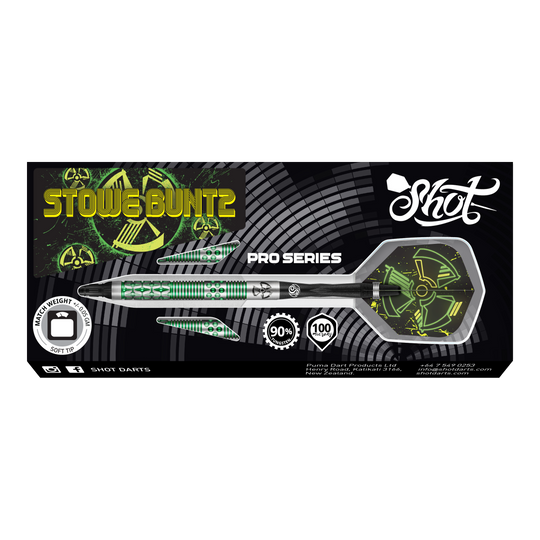 Shot Pro-Series Stowe Buntz 2 soft darts - 21g