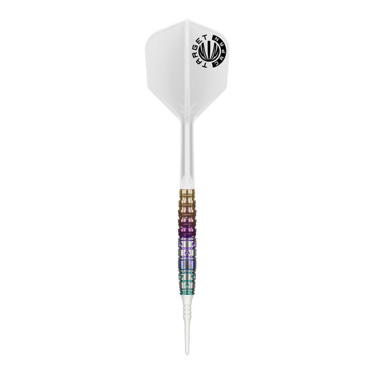 Die Abbildung zeigt die Target Japan Prime Series Mayuko Morita Mayo GEN7 Softdarts in 18g Ausführung. Das Produkt überzeugt durch präzise Verarbeitung und elegantes Design.