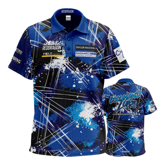 Red Dragon Luke Humphries World Champion Tour Polo Dartshirt