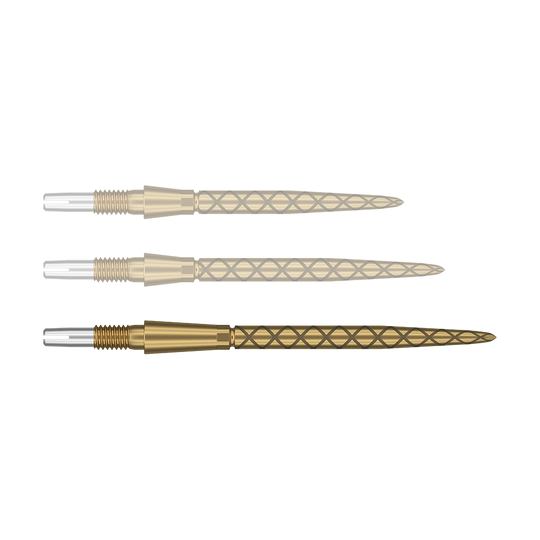 Target Swiss Storm Diamond Point Dart Tips - Gold