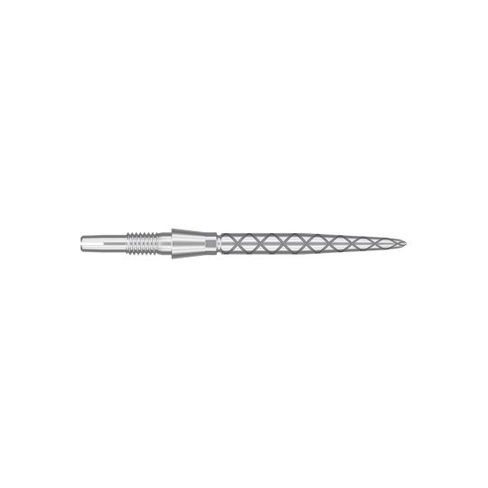 Target Swiss Storm Diamond Point Dart Tips - Silver