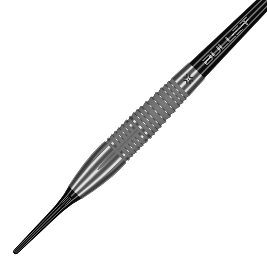 Bullet Monolith soft darts - 20g Das Foto zeigt die Bullet Monolith 20g Soft Darts aus einer anderen Perspektive. Sie sind perfekt für Softdart-Anwendungen geeignet.