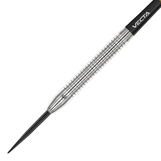 Gezeigt werden die Winmau Team 360 Jack Nankervis Steeldarts mit einem Gewicht von 24g. Sie sind perfekt für anspruchsvolle Dartspieler geeignet.