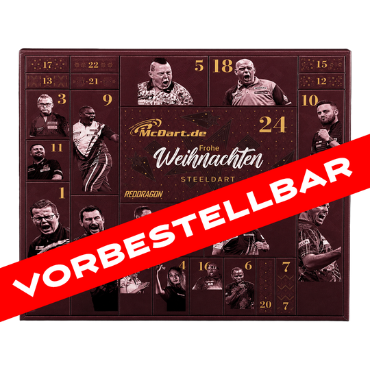 McDart Premium Advent Calendar 2026 for steel dart players