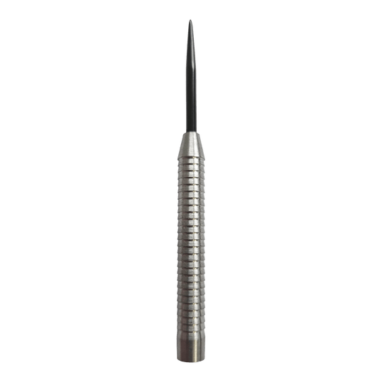 Das Produkt ist McDart Shark 3 Steeldart-Barrels - 18g. Diese Barrels sind speziell geformt und eignen sich für Präzision beim Dartspielen.