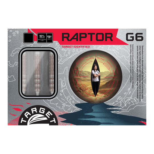 Target Japan Prime Series George Nishitani Raptor GEN6 Swiss Point Steel Darts Abgebildet sind die Target Japan Prime Series George Nishitani Raptor GEN6 Swiss Point Steeldarts. Sie bieten ein professionelles Spielerlebnis.