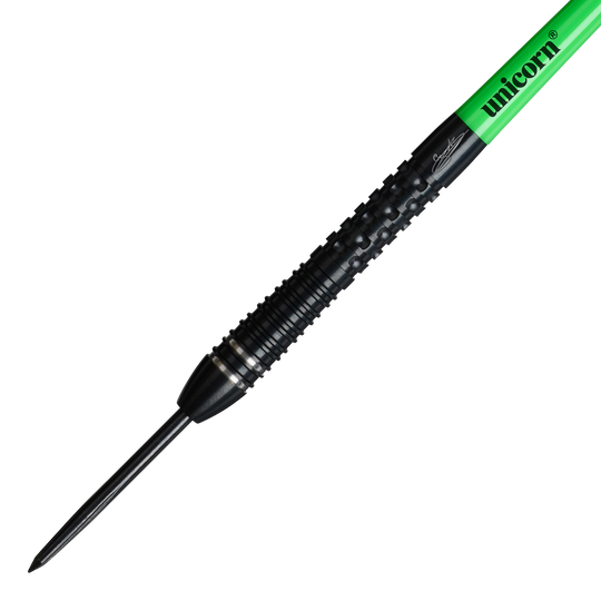 Dies ist ein Bild der Unicorn Wraith Gary Anderson Phase 6 Steeldarts. Die Darts sind für Präzision und Leistung entwickelt.
