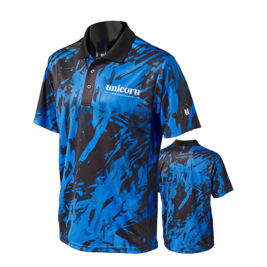 Unicorn Pro-Tech Camo Dart Shirt - Blue