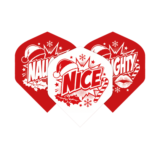 McDart Naughty Or Nice No2 Standard Flights Abgebildet ist das Produkt McDart Naughty Or Nice No2 Standard Flights. Es handelt sich um Dartflights in Standardgröße.