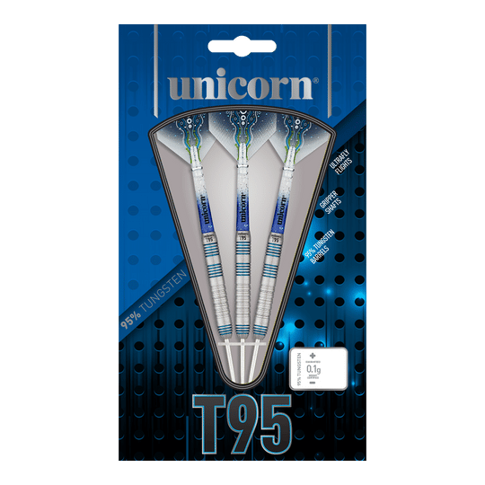 Unicorn T95 Core XL Blue Style 2 steel darts - 23g