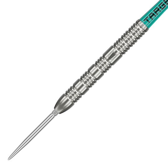 Target Hydro 02 Swiss Point steel darts Abgebildet sind Target Hydro 02 Swiss Point Steeldarts. Das Produkt ist aus einer anderen Perspektive dargestellt.