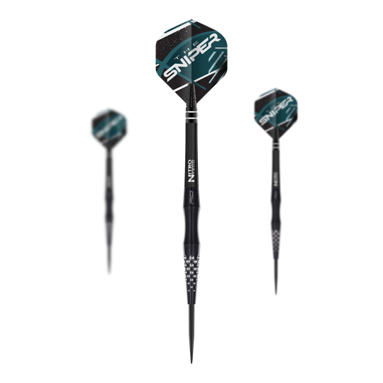 Red Dragon Connor Scutt The Sniper Steeldarts - 22g Dies ist das Produkt Red Dragon Connor Scutt The Sniper Steeldarts - 22g. Das Bild zeigt einen Satz Steeldarts mit diesem Markennamen.
