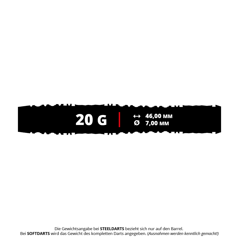 Shot Alchemy Auro Softdarts - 20g Abgebildet sind die Shot Alchemy Auro Softdarts mit einem Gewicht von 20g. Diese Darts sind für Softdartspiele konzipiert.