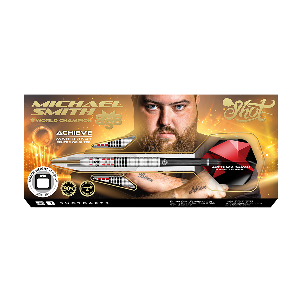 Shot Michael Smith Achieve steel darts